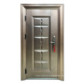 Contemporary Deformation Resistance Front Main Security Steel Door For Basement Entrance